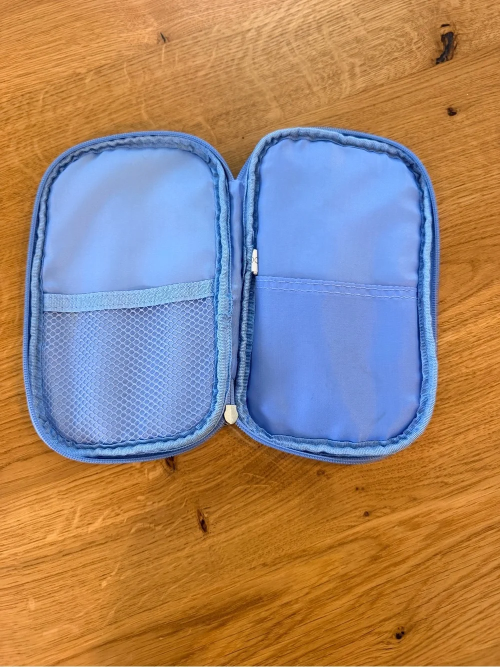 Yoobi Blue Tie-Dye Pencil Pouch - Compact Organizer